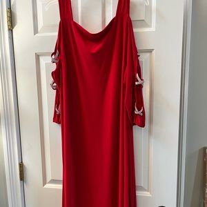 NEW Stunning red formal/special event dress with added sparkle!